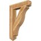 Ekena Millwork Funston Arts & Crafts Rough Sawn Bracket, Western Red Cedar, 6"W x 32"D x 44"H BKT06X32X44FST03RWR - alternate 1